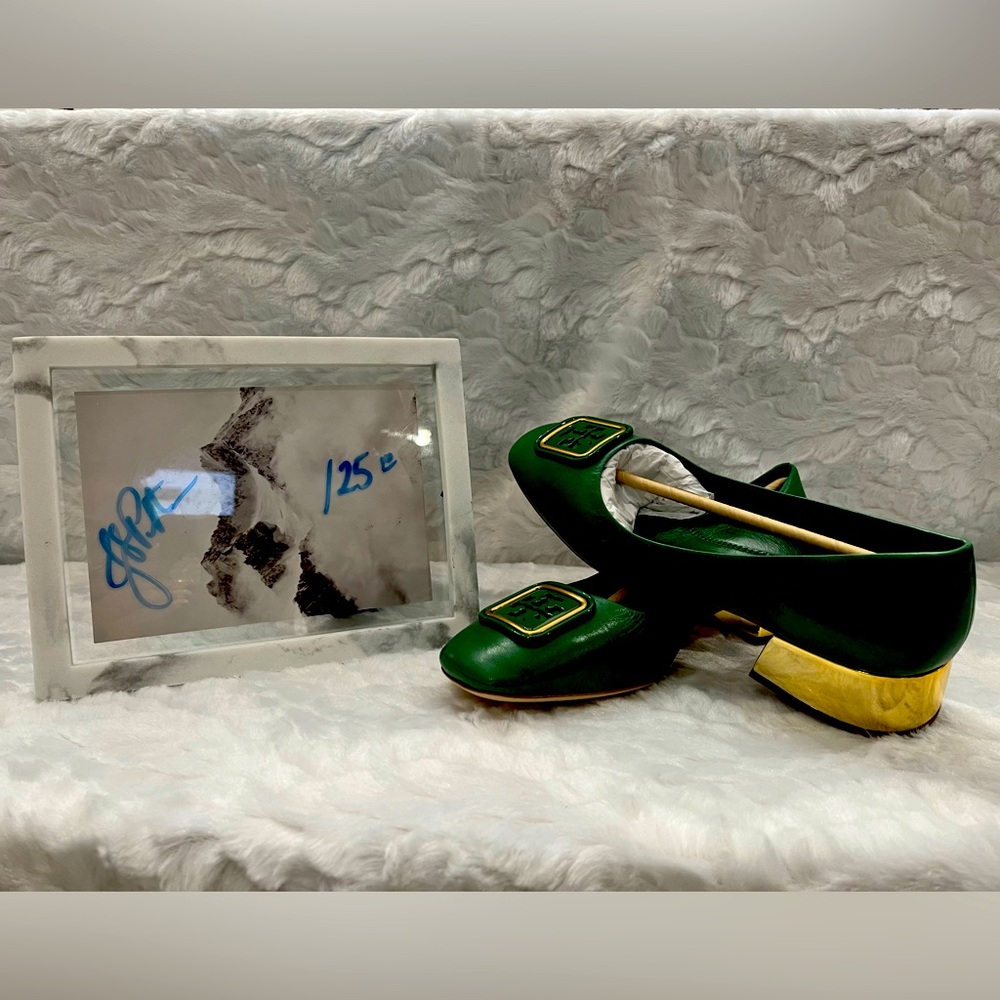 New Tory Burch Shoe with Gold Heel